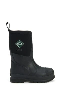 Muck Boots Black Chore Classic Mid Patterned Wellies