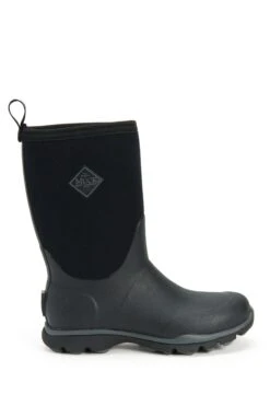 Muck Boots Arctic Excursion Short Black Wellies