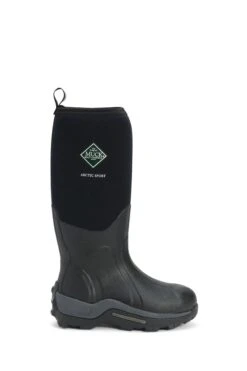 Muck Boots Black Arctic Sport Pull On Wellington Boots