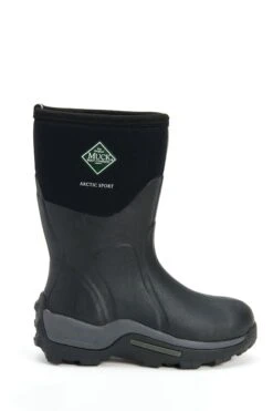 Muck Boots Black Arctic Sport Short Wellies
