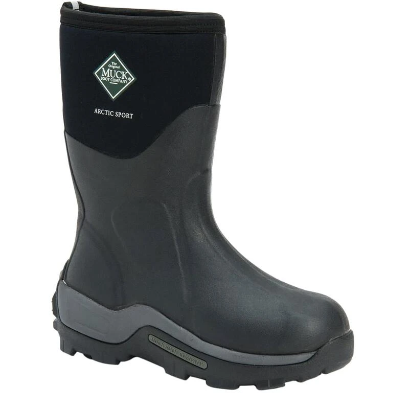 Muck Boots Mens Arctic Sport Boots (Black) 1 Muck Boots Mens Arctic Sport Boots (Black)