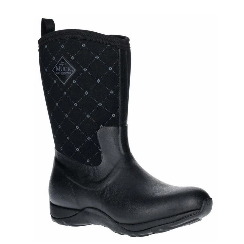 Muck Boots Unisex Arctic Weekend Pull On Wellington Boots (Black Quilt) 3 Muck Boots Unisex Arctic Weekend Pull On Wellington Boots (Black Quilt) - Image 3
