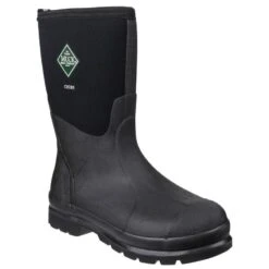 Muck Boots Unisex Chore Classic Mid Wellingtons (Black)