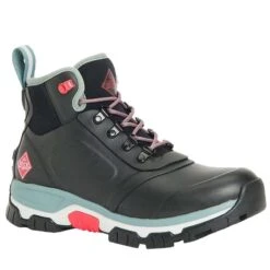 Muck Boots Womens/Ladies Apex Wellington Boots (Black/Sky Blue)