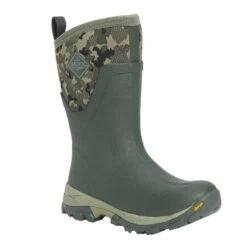 Muck Boots Womens/Ladies Arctic Ice Vibram Camo Wellington Boots (Moss)