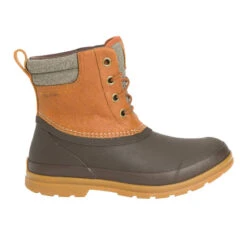 Muck Boots Womens/Ladies Originals Duck Lace Leather Wellington Boots (Taupe/Walnut Brown) -Muck Boots womensladies originals duck lace leather wellington boots tandark brown 2