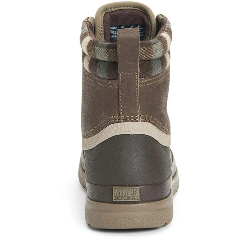 Muck Boots Womens/Ladies Originals Duck Lace Leather Wellington Boots (Walnut Brown/Brown) 2 Muck Boots Womens/Ladies Originals Duck Lace Leather Wellington Boots (Walnut Brown/Brown) - Image 2