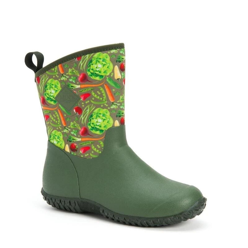 Muck Boots Womens/Ladies RHS Muckster II Boots (Green Print) 1 Muck Boots Womens/Ladies RHS Muckster II Boots (Green Print)